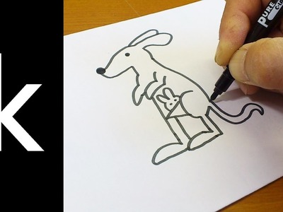 How to Draw Doodle Using Letters "K k" for kids ! Alphabet Surprise drawing cartoon
