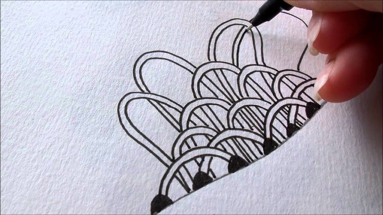 How to draw tanglepattern Floatfest