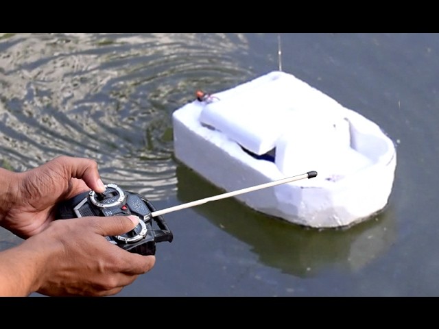 How to Make a Remote Control Boat (Very Easy) | HOW TO MAKE A BOAT