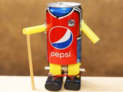 How To Make A Walking Robot With A Pepsi Can