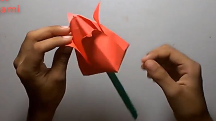 How to make a water lily.Origami Water lily .