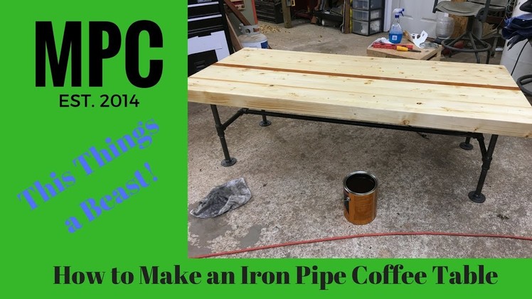 How to Make an Iron Pipe Coffee Table
