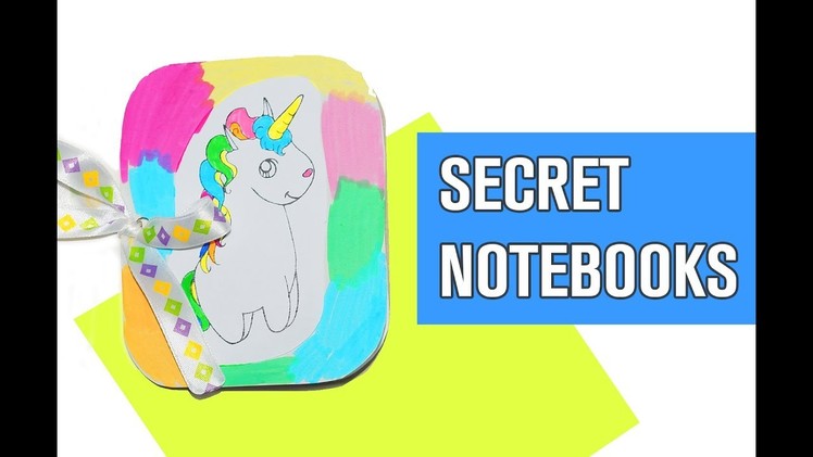 How to make notebook easy | DIY secret notebook | Back to school supplies  | Julia DIY