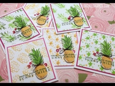 How to stamp several background with layering Stamps from Hero Arts