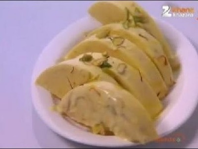 Kesar Badam Ice Cream - Sanjeev Kapoor - Khana Khazana