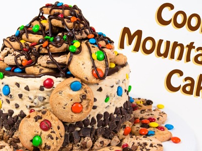 M&M's Cookie Mountain Cake (with Chocolate Chip Cookie Dough) from Cookies Cupcakes and Cardio