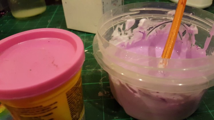 Making magnet eating slime!!