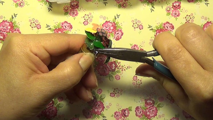 Nail Polish Flower Jewelry