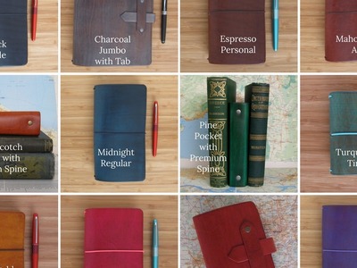 New traveler's notebook sizes and colors for 2017 from RedPenTravelers.com!
