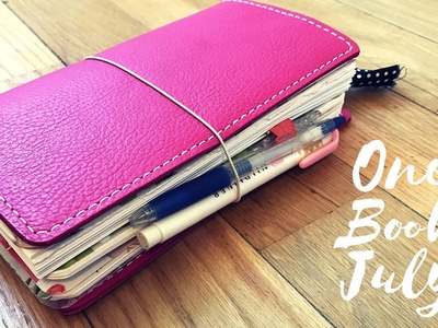 One Book July in my Travelers Notebook