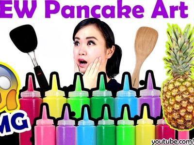 Pancake Art Challenge! | Mei Yu