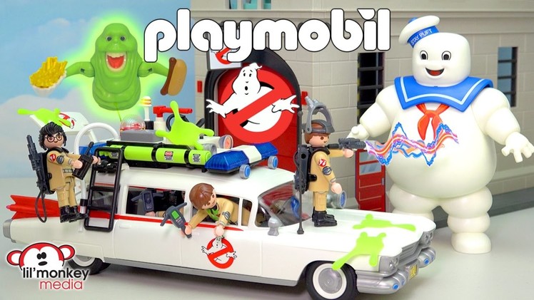 ???? Playmobil Ghostbusters Collection!!  Ecto-1 Car, Fire Station, Slimer, Stay Puft and More!! ????