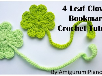 Shamrock Four Leaf Clover Crochet Tutorial [with narration]