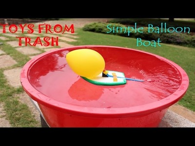Simple Balloon Boat | English
