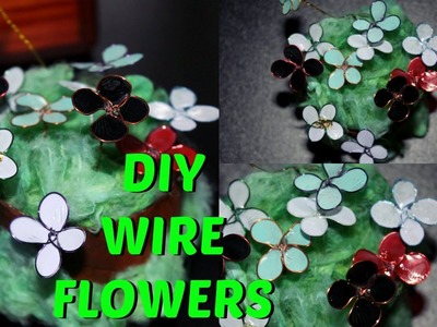 Simple Wire and Nail Polish Flowers | Customizing Life
