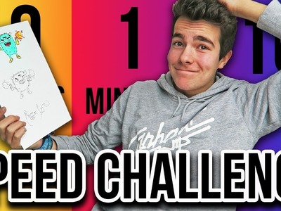 SPEED CHALLENGE !! | 10 minutes. 1 minute. 10 seconds  (Doodle Edition)