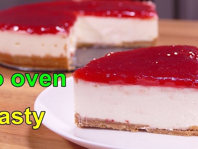 Tasty No bake cheesecake - easy food desserts to make at home