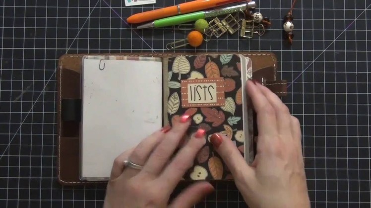 Traveler's Notebook Fall Set Up Series - Part 2 Set up and new Foxy Fix Wide