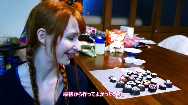 ♥Valentine's Day♥ Making chocolate for Jun!　初バレンタイン！
