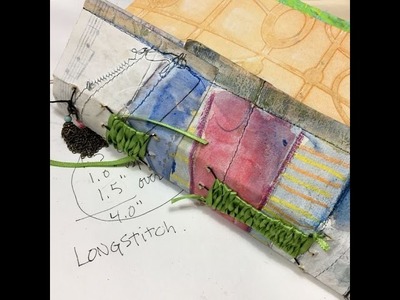 Woven Longstitch (Corset Stitch) Stash Book, Part 1