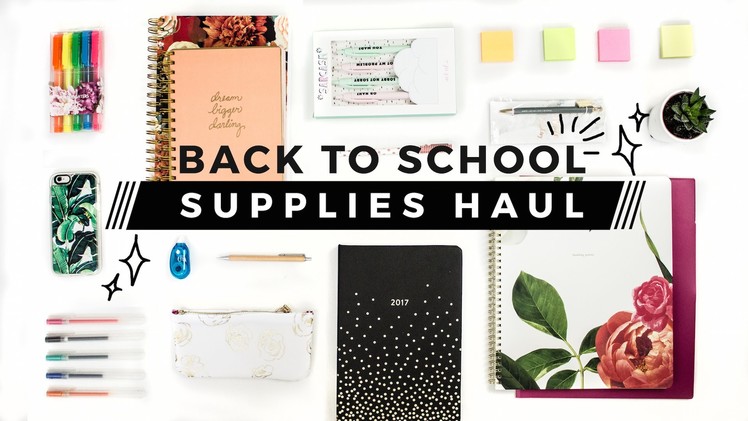 Back to School Supplies Haul in 60 Seconds + GIVEAWAY!