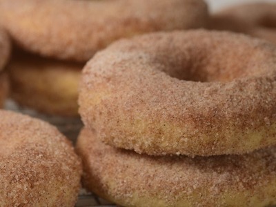 Baked Cake Doughnuts Recipe Demonstration - Joyofbaking.com