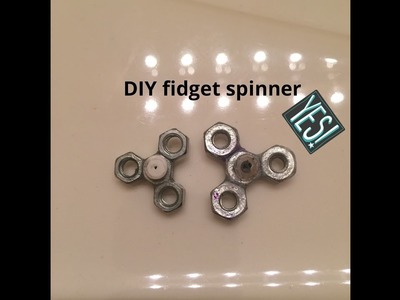 DIY fidget spinner without a bearing!