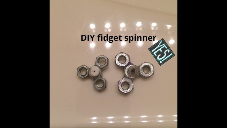 DIY fidget spinner without a bearing!