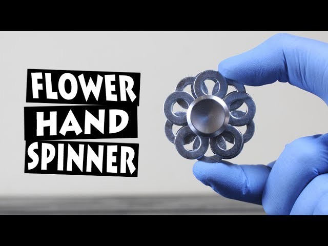 DIY Flower Hand Spinner Fidget Toy