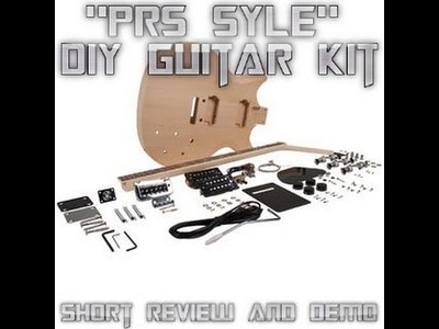 DIY Guitar Kit Paul Reed Smith "PRS Style" with Sunburst Finish