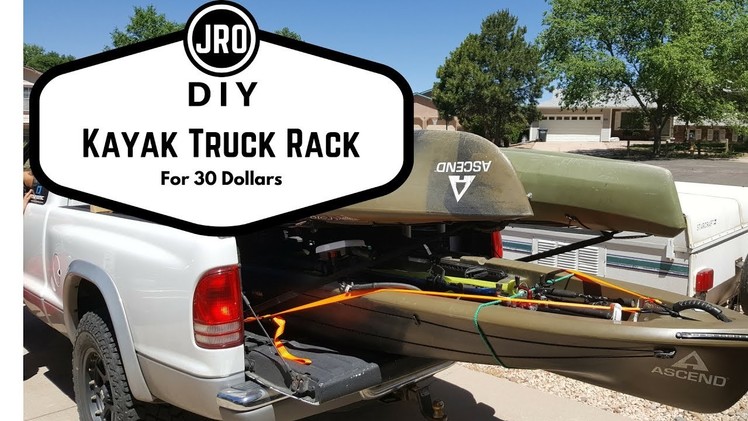 DIY Kayak Fishing Truck Rack