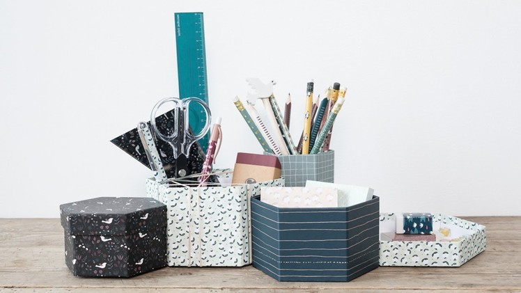 DIY : Make your own desk organiser by Søstrene Grene