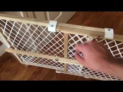 DIY Self Closing Spring Loaded Pet Baby Gate