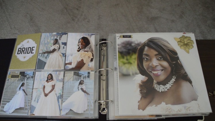 DIY Wedding Scrapbook, Pt 1, project life & wedding mini album inspired