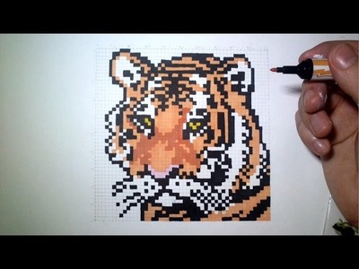 Epic Pixel Art - The Tiger