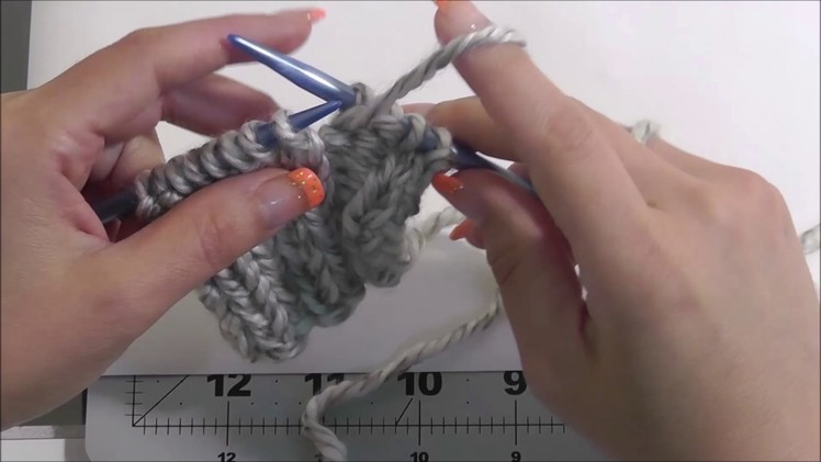 Fixing common knitting mistakes on 2x2 rib