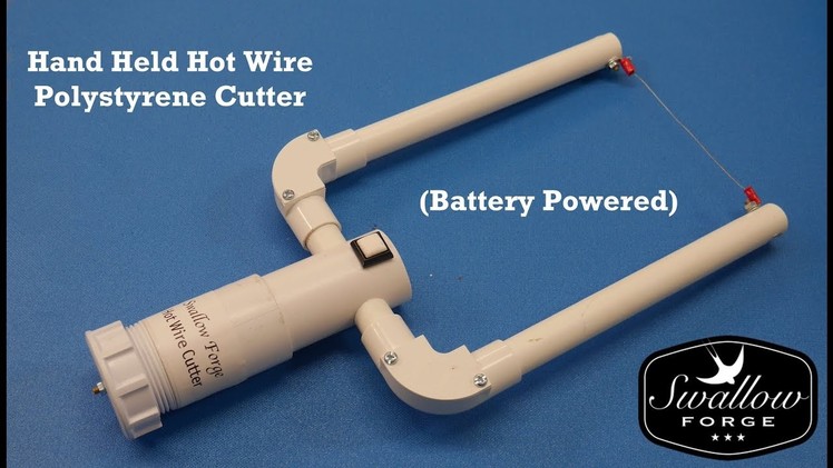 Hand Held Hot Wire Cutter for foam - Polystyrene -Battery Powered Styro slicer