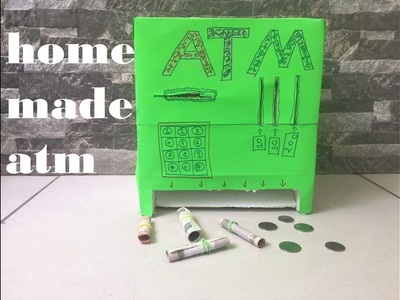 Home made atm coin+paper currency