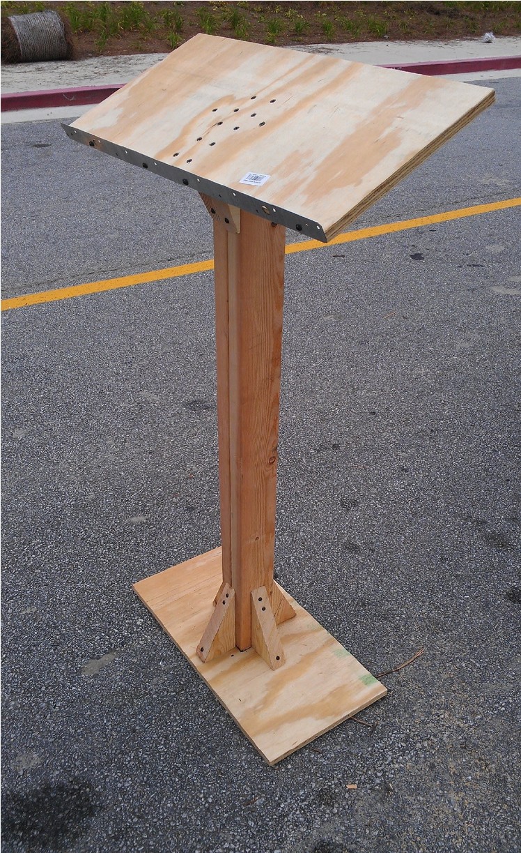 How to Build a Podium.Lectern for under $20.