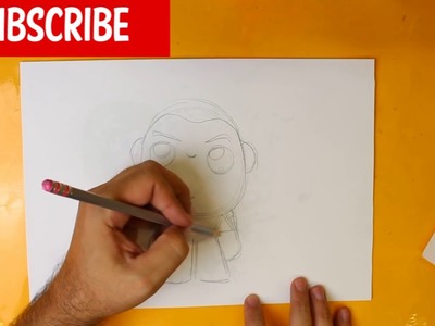 HOW TO DRAW A BUZZ LIGHTYEAR CUTE, Easy step by step drawing lessons for kids