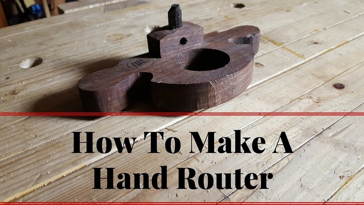 How to Make A Hand Router Plane With Hand Tools Building Tutorial