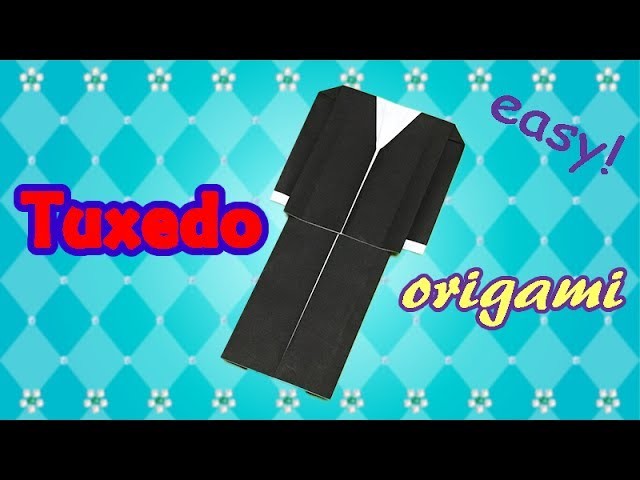 How to make a paper Tuxedo | Origami Tuxedo Instructions Easy but Cool for Beginners Step by Step