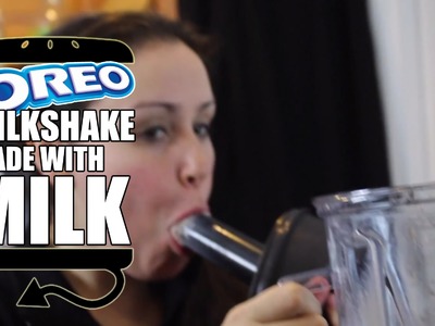 HOW TO MAKE A PERFECT OREO Milkshake Recipe  |  HellthyJunkFood