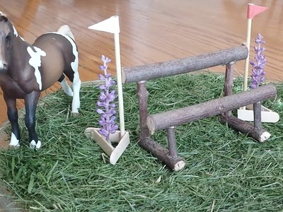 How To Make a Schleich Double Rail Cross Country Jump