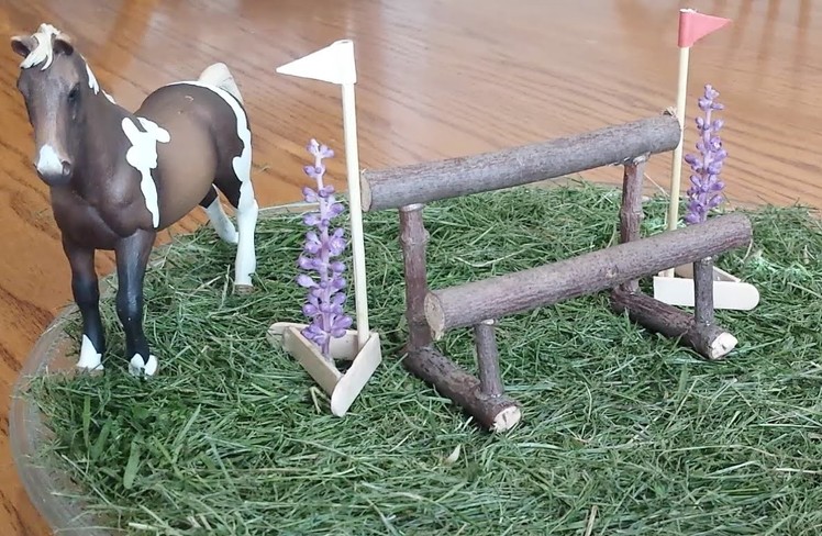 How To Make a Schleich Double Rail Cross Country Jump