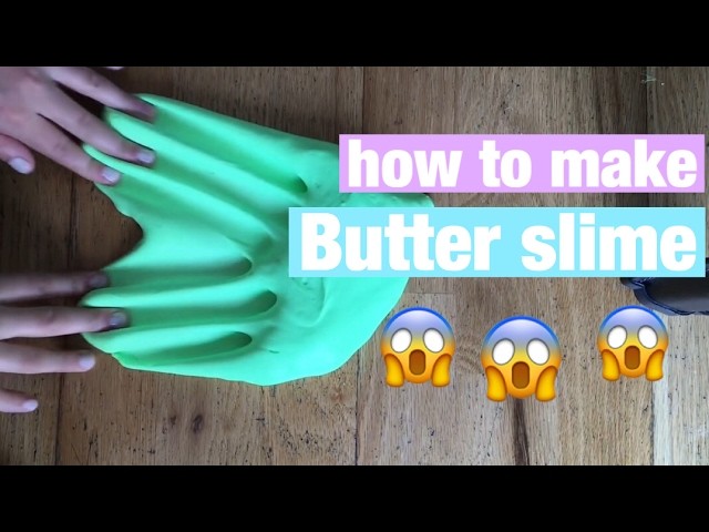 How To Make Butter Slime!! Soft & Stretchy