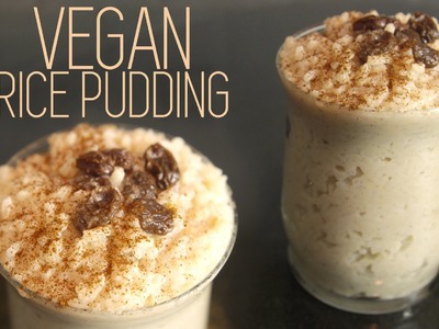 How to Make VEGAN RICE PUDDING - Tutorial for Healthy, Dairy-free Rice Pudding! | OffbeatCook