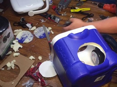(How-To) Mini Cooler Stereo Budget Build