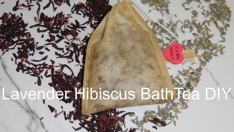 Lavender Hibiscus Bath Tea DIY