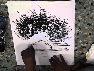 Learn to Draw Trick Newspaper Painting by Mohan Gupta Ji (GyankakshTV)
